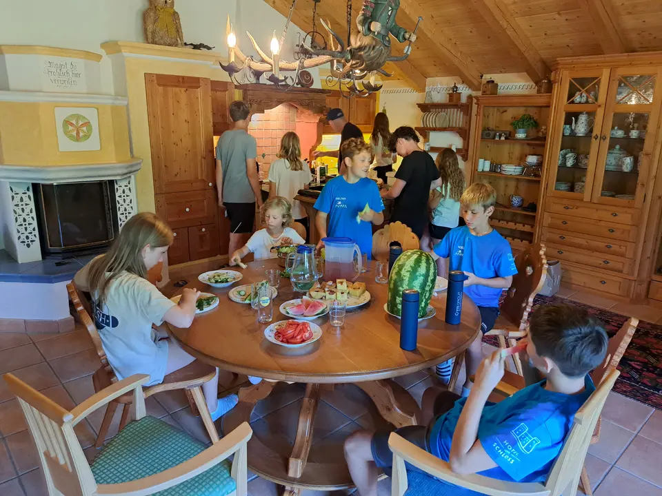 Abendessen wird selbst gekocht...