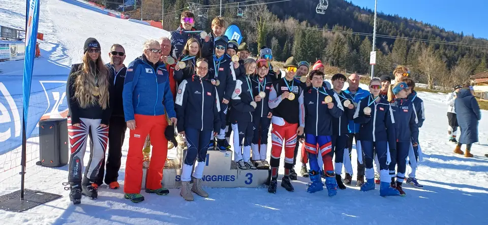 Skibob-WM Lenggries Siegerehrung Super G (3)